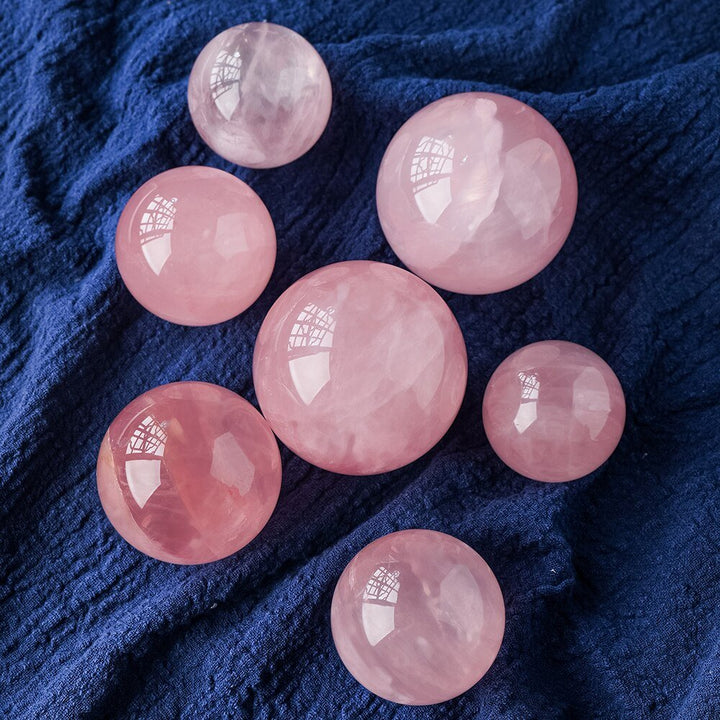 Rose Quartz Spheres – Unconditional Love, Emotional Balance & Meditation - Light Of Twelve