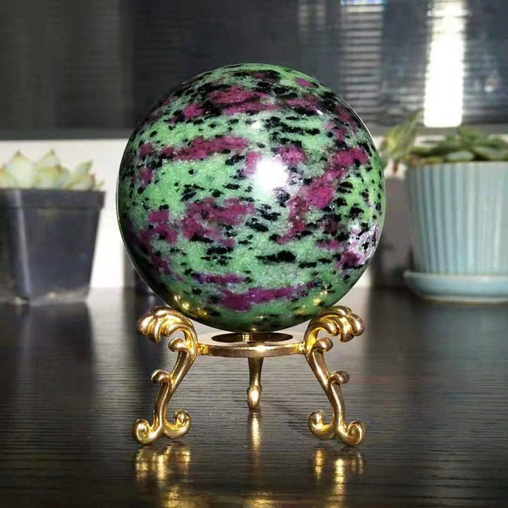 Ruby Zoisite Spheres - Light Of Twelve