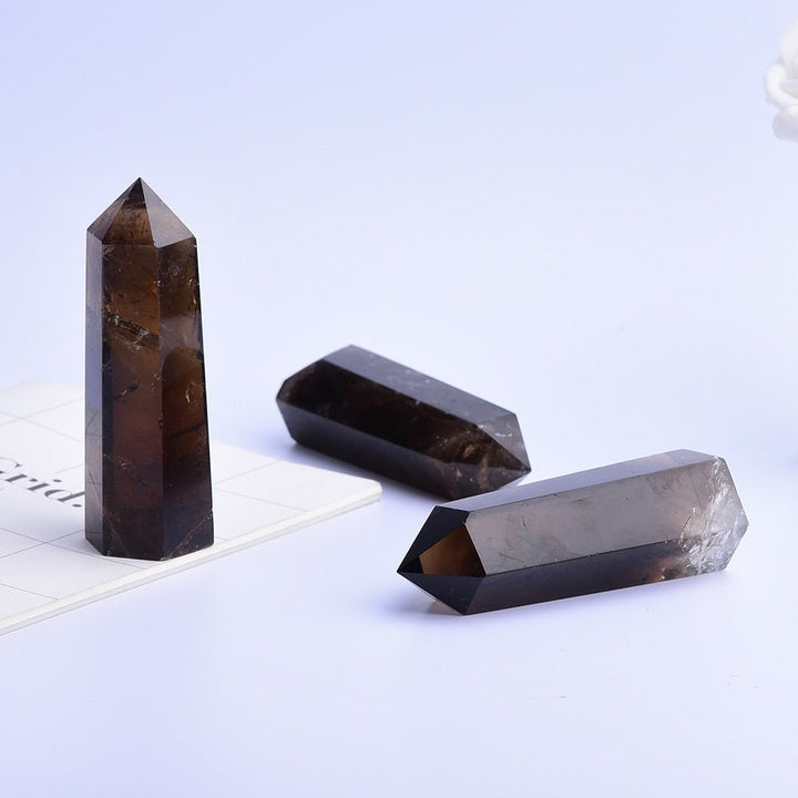 Smoky Quartz Crystal Points – Grounding & Protection - Light Of Twelve
