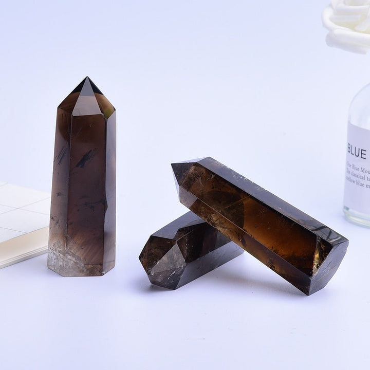 Smoky Quartz Crystal Points – Grounding & Protection - Light Of Twelve