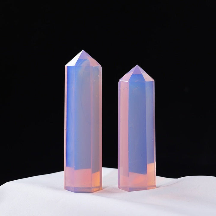 Synthetic Pink Opal Towers - Light Of Twelve