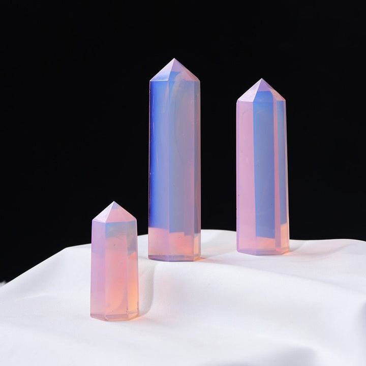 Synthetic Pink Opal Towers - Light Of Twelve