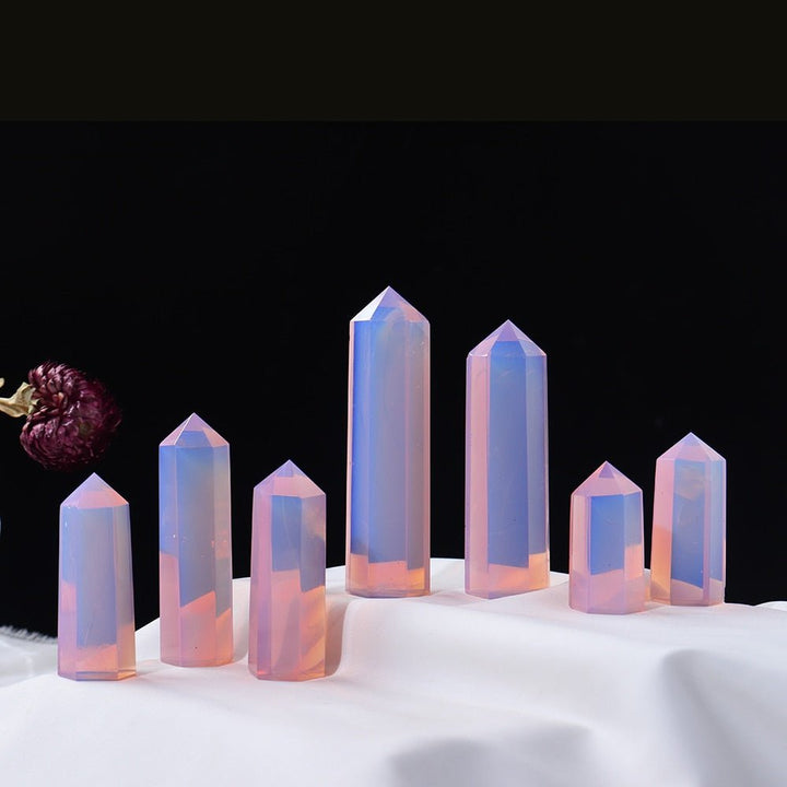 Synthetic Pink Opal Towers - Light Of Twelve