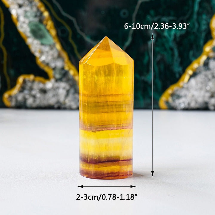 Yellow Fluorite Crystal Tower - Light Of Twelve
